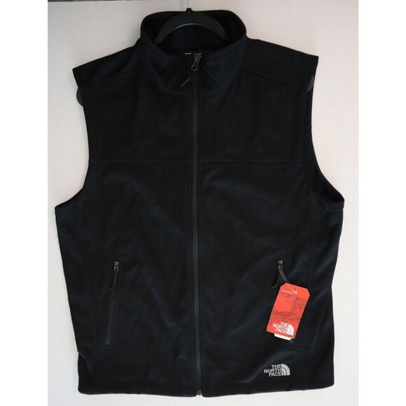 The North Face NF0A3LGZJK3 Men's Sz L Black Ridgewall Soft Shell Vest - Picture 7 of 12